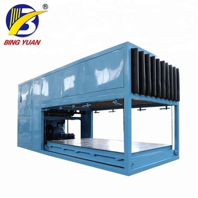 آلة تصنيع بلوك الثلج R404A 2.7KW 10000KG ، آلة تصنيع بلوك الثلج 10 طن