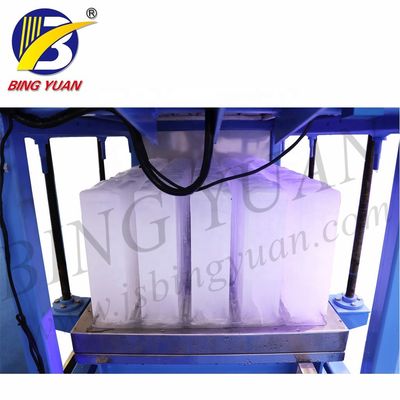 آلة صنع مكعبات الثلج الأوتوماتيكية التجارية 500KG 6KW R22