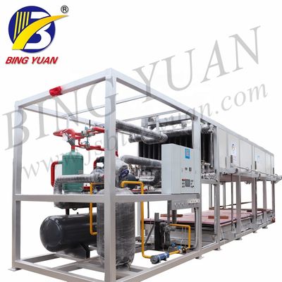 آلة صنع قوالب الثلج R22 150KW 30 طن 220 فولت