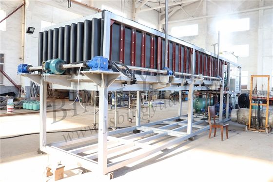 10000KG 33.98KW 380V آلة تصنيع قوالب الثلج ، صانع قوالب الثلج الشفاف