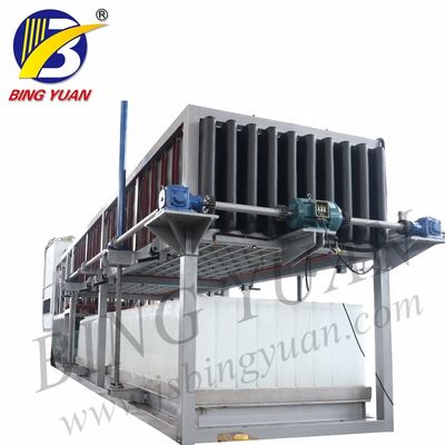 10000KG 33.98KW 380V آلة تصنيع قوالب الثلج ، صانع قوالب الثلج الشفاف