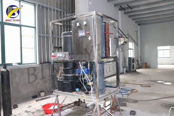 R404A 200V 35mm 1 Tonne Ice Tube Maker آلة