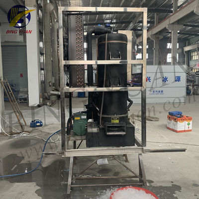 R404A 200V 35mm 1 Tonne Ice Tube Maker آلة