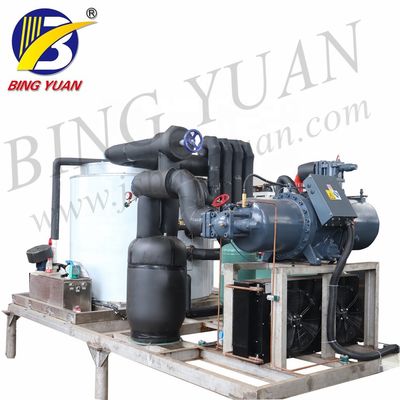 آلة صنع شرائح الثلج بالمأكولات البحرية 2.7KW 380V ، آلة صنع شرائح الثلج بمياه البحر