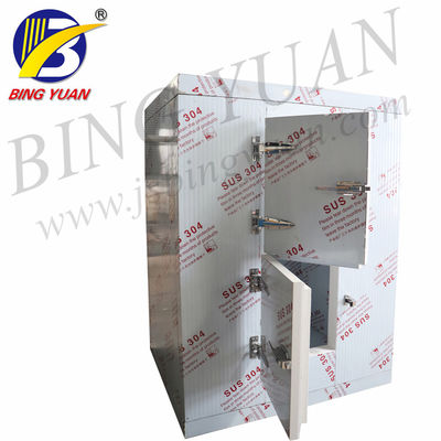 التبريد التبخيري 10KW R404A آلة صنع شرائح الثلج ، 3 طن آلة صنع الثلج