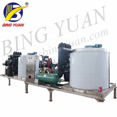 R404A 220V 3000KG آلة صنع شرائح الثلج ، آلة صنع شرائح الثلج بمياه البحر