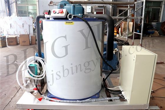 34.31KW 2200KG الفولاذ المقاوم للصدأ 10 طن صانع الثلج الثلج