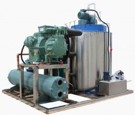 2.8KW 800KG آلة صنع شرائح الثلج الصناعية ، آلة صنع شرائح الثلج الصغيرة
