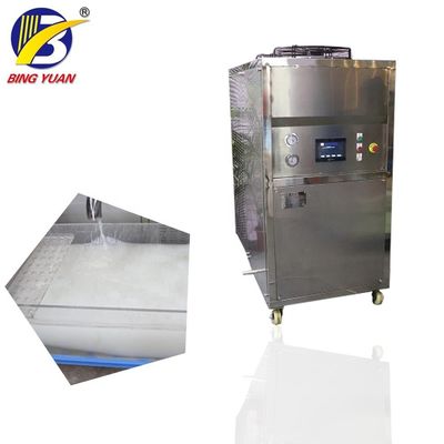 13.5KW SUS304 آلة صنع الجليد الملاط الفولاذي غير الملطخ ، صانع الثلج التجاري