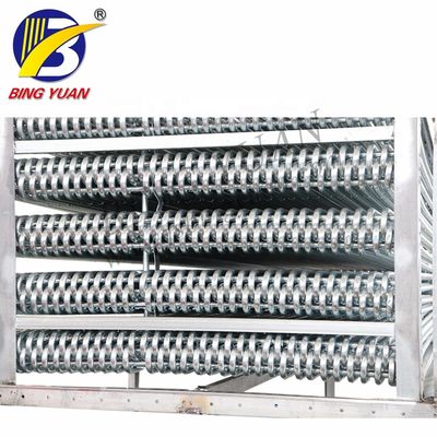 الفضة R404A المكثف التبخيري الألومنيوم صف التبريد