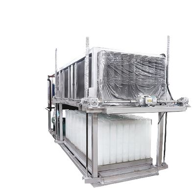 10000KG 33.98KW 380V آلة تصنيع قوالب الثلج ، صانع قوالب الثلج الشفاف